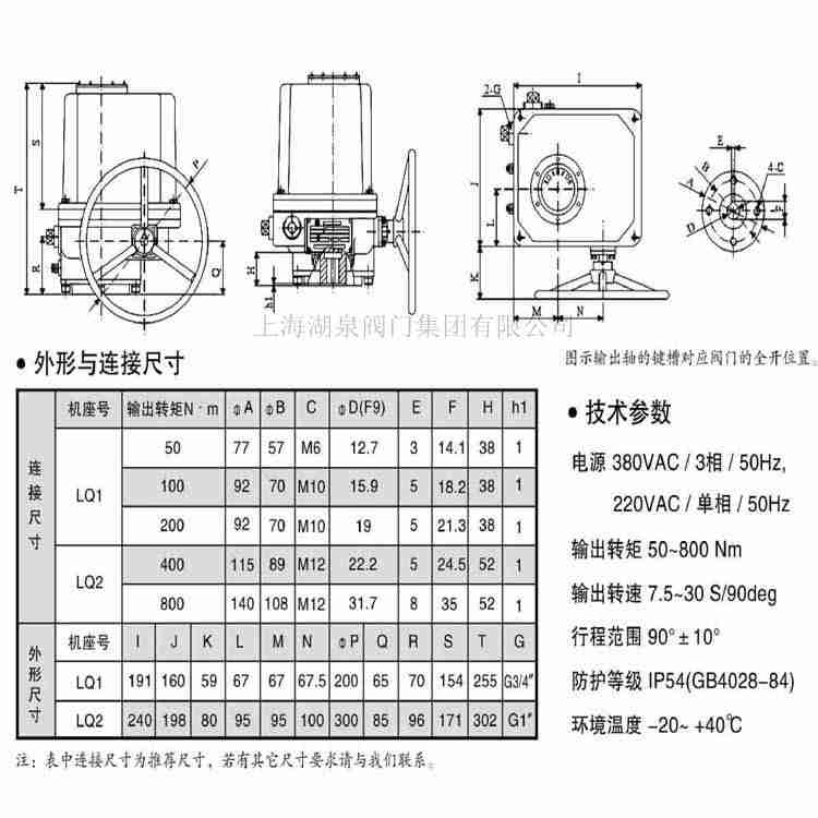 lq20-1閥門(mén)電動(dòng)裝置