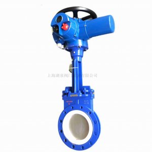 電動刀閘閥DMZ973X-10Q   DN200泥漿、空氣、渣